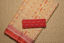 Picture of Nude and Red Bengal Cotton Saree