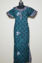 Picture of Sea Green and Black Batik Print Cotton Nighty