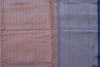 Picture of Peach and Blue Organza Tissue Banarasi Silk Saree