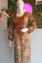Picture of Hand Embroidered Red Chiffon Printed Lucknow Chikankari kurti