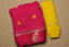 Picture of Pink and Yellow Bandhani Georgette Saree