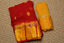 Picture of Red and Yellow Bandhani Georgette Saree