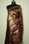 Picture of Maroon Semi Katan Banarasi Silk Dupatta with Heavy Zari Work