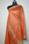 Picture of Orange Plain Bhagalpuri Silk Dupatta