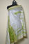 Picture of Green and White Shibori Bhagalpuri Silk Dupatta