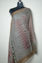 Picture of Grey and Maroon Ikkat Linen Dupatta