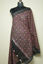 Picture of Black Floral Linen Dupatta