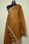 Picture of Brown Plain Linen Dupatta