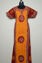 Picture of Mango Yellow and Red Batik and Shibori Print Cotton Nighty