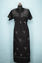 Picture of Black Lucknow Chikankari Lizzy Bizzy Nighty