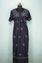 Picture of Navy Blue Lucknow Chikankari Lizzy Bizzy Nighty