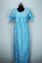 Picture of Blue Lucknow Chikankari Lizzy Bizzy Nighty