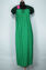 Picture of Sea Green and Dark Green Full Length Floral Design Elastic Cotton Nighty
