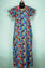 Picture of Multicolour Full Length Geomatric Design Cotton Slim Fit Nighty