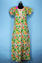 Picture of White with Muticolour Floral print Embroidered Full Length Cotton Slim Fit Nighty