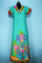 Picture of Nude with Muticolour Leaf Design Embroidered Full Length Cotton Slim Fit Nighty