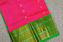 Picture of Pink and Green Kanchi Border Mangalagiri Silk Saree