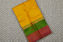 Picture of "Mango Yellow, Pink and Green Double Border Gadwal Soft Silk Saree"