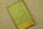 Picture of Olive Green Chanderi Silk Saree with Gold Zari Butta and Border