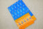 Picture of Blue and Mango Yellow Pochampally Single Ikkat  Silk Saree