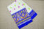 Picture of Ivory White and Royal Blue Big Border Pochampally Double Ikkat Silk Saree