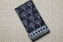 Picture of Slate Grey Batik Print Chanderi Silk Saree with Small Zari Border