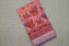 Picture of Melon Orange Floral Print Maheshwari Silk Saree with Zari Border
