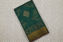 Picture of Bottle Green and Black Batik Print Maheshwari Silk Saree with Zari Border