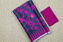 Picture of Dark Grey and Magenta Jamdani Soft Handloom Cotton Saree