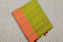 Picture of Olive Green and Maroon Plain Style Handloom silk Cotton saree