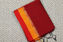 Picture of Red and Bottle Green Handloom Silk Saree