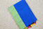 Picture of Peacock Blue and Olive Green Soft Handloom Cotton Saree with Ganga Jamuna Borders