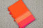 Picture of  Orange and Pink Pure Cotton saree