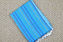 Picture of Sky Blue Pure Cotton saree with Multi Colour Zig Zag Stripes