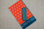 Picture of Orange and Peacock Green Pochampally Ikkat Cotton Saree