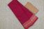Picture of Small Checks Pink and Beige Elephant and Peacock Border Pure Kanchi Cotton saree