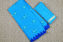 Picture of Sky blue Embroided Kota Doria Silk Cotton Saree with Printed Border