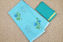 Picture of Ice Blue and Sea Green Embroided Kota Doria Silk Cotton Saree