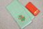 Picture of Mint and Orange Embroided Kota Doria Silk Cotton Saree