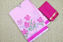 Picture of Baby Pink and Pink Embroided Kota Doria Silk Cotton Saree with Satin Border