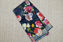Picture of Black Floral Digital Print Pure Linen Cotton Saree with Gold Border