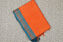 Picture of Orange and Peacock Green Bhagalpuri Silk Saree with Temple Border