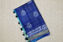 Picture of Navy Blue and Peacock Green Checks Batik Print Bhagalpuri Silk Saree