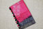 Picture of Peach and Black Checks Batik Print Bhagalpuri Silk Saree
