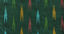 Picture of Bottle Green and Multi Colour Ikkat Cotton Fabric