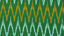 Picture of "Bottle Green, Mustard Yellow and White Ikkat Cotton Fabric"
