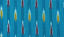 Picture of Peacock Green and Multi Colour Ikkat Cotton Fabric