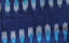 Picture of "Royal Blue, White and Sky Blue Ikkat Cotton Fabric"