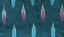 Picture of Prussian Blue and Multi Colour Ikkat Cotton Fabric