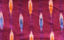 Picture of Purple and Multi Colour Ikkat Cotton Fabric